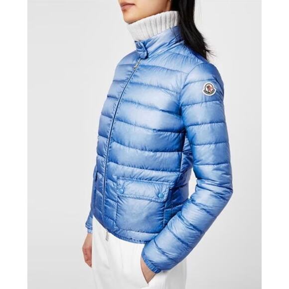 Moncler Puffer Archivio DNA Lans Down Jacket in Blue - Picture 5 of 16